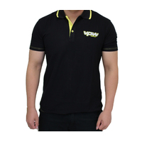 VPW CORPERATE POLO BLACK/YELLOW Small