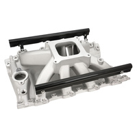 VPW Intake Manifold EFI Holden Commodore V8 VN 253 304 308 High Rise Single Plane Square Bore Aluminium Black Fuel Rail Kit AN6