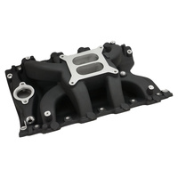 VPW Intake Manifold Dual Plane For Holden Commodore V8 253 304 308 VN Heads Aluminium Black Square Bore