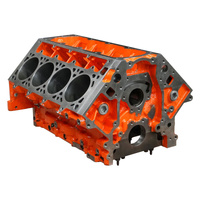 VPW Warlord Engine Block Cast Iron LS LSX 9.240'' Deck 4.125'' Bore Steel 6 Bolt Main Caps Each