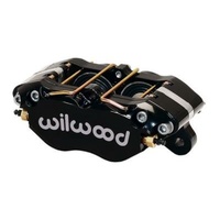 Wilwood 4 Piston Lug Mount Billet DynaPro Caliper with Dust Boots 1.38"/1.38" Bore Size, 0.81" Disc Width, 7812 Pad Plate WB120-11481