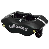 Wilwood 4 Piston Forged Narrow Dynalite Caliper 1.75"/1.75" Bore Size, 0.81" Disc Width, 7816 Pad Plat WB120-11572-SI