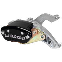 Wilwood 1-Piston MC4 Mechanical Park Brake Caliper R/H - Black 1.19" Bore Size, 0.81" Disc Width, 6407 Pad Plate WB120-12069-BK