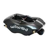 Wilwood 4 Piston Lug Mount Forged Billet Dynalite Caliper (Black) 1.38"/1.38" Bore Size, 0.81" Disc Width, 7112 Pad Plate WB120-6806