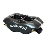 Wilwood 4 Piston Lug Mount Forged Billet Dynalite Caliper (Grey) 1.75"/1.75" Bore Size, 0.81" Disc Width, 7112 Pad Plate WB120-6816