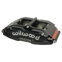 Wilwood 4 Piston Lug Mount Billet Superlite Caliper, L/H Rear Side Mount 1.88"/1.62" Bore Size, 1.25" Disc Width, 7420 Pad Plate WB120-7569-RS