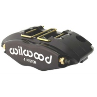 Wilwood 4 Piston Radial Mount Billet Powerlite Caliper 1.00"/1.00" Bore Size, 0.50" Disc Width, 7912 Pad Plate WB120-8724