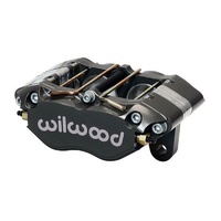 Wilwood 4 Piston Lug Mount Billet Narrow Mount DynaPro Caliper 1.62"/1.62" Bore Size, 0.38" Disc Width, 7816 Pad Plate WB120-9734