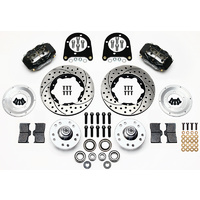 Wilwood Forged Dynalite Pro Series Front Dust Boot Brake Kit Suit 37-34 for Ford & Various Model WB140-11013-D-DB