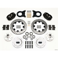 Wilwood Forged Dynalite Big Brake Front Brake Kit Suit Mustang 1970-73, Forged Hub, Drilled Rotor WB140-11074-D