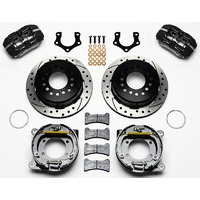 Wilwood Dynapro Low-Profile Rear Brake Kit - 4-Piston 11" Suit Mopar/Dana With 2.50 Offset & Internal Park Brake WB140-11395-D