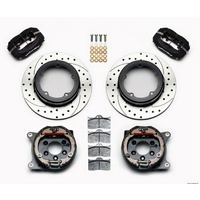Wilwood Forged Dynapro Rear Brake Kit - 4-Piston 12.19" Suit Strange Street Floater Kit F5010 With Internal Park Brake WB140-12420-D
