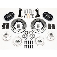 Wilwood Dynapro Dust-Boot Front Brake Kit - 4-Piston 11" Suit 67-72 Camaro/Chevelle, 64-73 Buick, 64-74 Oldsmobile, 64-74 Pontiac & Ridetech Spindles 