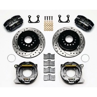 Wilwood Dynapro Dust-Boot Rear Brake Kit - 4-Piston 12.19" Suit for Ford Big Bearing With 2.36 Offset & Internal Park Brake WB140-13204-D