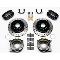 Wilwood Dynapro Dust-Boot Rear Brake Kit - 4-Piston 12.19" Suit for Ford Small Bearing With 2.50 Offset & Internal Park Brake WB140-13206-D