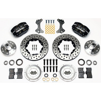 Wilwood Forged Dynalite Dust-Boot Front Brake Kit - 4-Piston 11" Suit Pro Spindle, Std. Height & 2" Drop WB140-13345-D