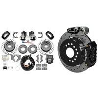 Wilwood Electric Park Brake Kit with 11" Rotors & Dust Boot Calipers Suit Big for Ford New Style, 2.5" Offset WB140-15842-D-DS