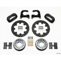 Wilwood Forged Dynalite Pro Series Rear Brake Kit Billet Suit Big for Ford New Style, 2.50" Axle Offset, 1.59" Hat, Drilled WB140-2119-BD