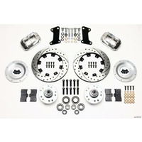 Wilwood Forged Dynalite Big Brake Front Brake Kit (Hub) Drilled, Polished Suit Camaro 1967-69, Chevelle 1967-72, also Holden HQ - on, Torana and Commo