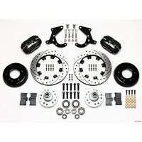 Wilwood Forged Dynalite Big Brake Front Brake Kit (Hub) Suit Chevrolet 1955-56-57 WB140-7676-D-DB