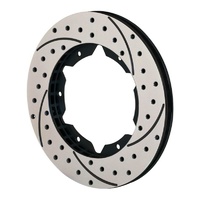 Wilwood SRP Drilled Performance Rotor Black R/H- 30 Vanes 11.00" Dia, 0.81" Width, .326" Hole Type, 6 x 6.25" Bolt Circle, 5.59" Lug I.D WB160-7099-BK