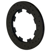 Wilwood 8 Bolt SRP Drilled & Slotted Performance Rotor (R/H) 32 Vanes Black 11.75" Dia, 0.81" Width, .325" Hole Type, 8 x 7.00" Bolt Circle, 6.38" Lug