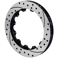 Wilwood SRP Drilled Performance Rotor R/H 14.00" O.D x 1.10" Thick, 0.251" Hole Size, 12 x 8.75" Bolt Circle, 8.25" Lug I.D WB160-8400-BK