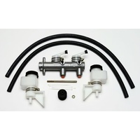 Wilwood 1" Combination Remote Tandem Master Cylinder with Remote Fluid Reservoirs WB260-7563