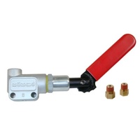 Wilwood Lever Style Proportioning Valve with 1/8-27 NPT Inlets Also Includes Tube Nut Adapters for Installation of 3/8" Tubing WB260-8420