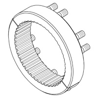 Wilwood Splined Inboard Hub Suit Sprint & Midget Cars, 8 x 7.00 Bolt Pattern WB270-12578