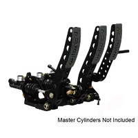 Wilwood Floor Mount Pedal Assembly Brake/Clutch & Throttle Pedal, 5.25:1 Ratio WB340-12410