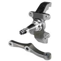 Wilwood 2" Forged Steel Drop Spindle including Steering ArmSuit Mustang II Suspension Geometry WB830-9807