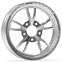 Weld Racing Full Throttle Drag Front Runner 1-Piece Polished 17" x 4.5" 2.25 B/S Suit 5 x 4.5" B/C
