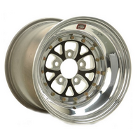Weld Racing V-Series Rear Drag Rim Black Centre 15" x 8" 4" B/S Suit 5 x 4.75" B/C (Non Bead-Loc)