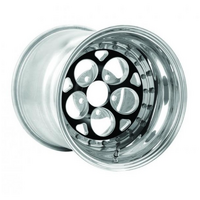 Weld Racing Magnum Drag 2.0 Rear Drag Rim Black Centre 15" x 12" 4" B/S Suit 5 x 4.5" B/C (Non Bead-Loc)