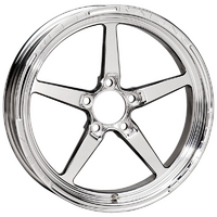 Weld Racing AlumaStar 2.0 1-Piece 15 x 3.5" Wheel Polished Finish 5 x 4.5" Bolt Circle with 2.25" Backspace