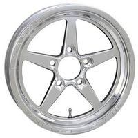Weld Racing AlumaStar 2.0 1-Piece 17 x 4.5" Wheel Polished Finish 5 x 4.5" Bolt Circle with 2.25" Backspace