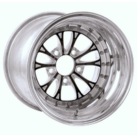 Weld Racing Vitesse RT Rim Black Centre 15" x 8" 4.5" B/S With 5 x 4.75" B/C