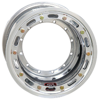 Weld Racing Sprint Direct Mount Wheel Polished 15" x 8" 3" B/S Suit 5 x 9.750" B/C, Outer Bead-Loc