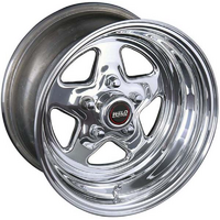 Weld Racing Pro Star 15" x 7" Wheel Polished Finish 5 x 4.75" Bolt Circle with 3.5" Backspace