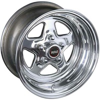 Weld Racing Pro Star 15" x 8" Wheel Polished Finish 5 x 4.5" Bolt Circle with 4.5" Backspace
