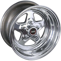 Weld Racing Pro Star 15" x 8" Wheel Polished Finish 5 x 4.75" Bolt Circle with 3.5" Backspace