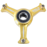 Weld Racing Micro 3-Spoke Direct Mount Ultra Hub Gold 10" L/H With Brake Mount