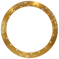 Weld Racing Drag Beadloc Ring Gold Suit 15" Rim With M/T Tyres, 20 Bolt