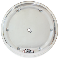 Weld Racing Sprint Beadloc Ring Polished Suit 15" Rim, 16 Bolt Ring With 6 Hole Dzus Cover