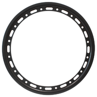 Weld Racing Sprint Beadloc Ring Black Suit 15" Rim, 16 Bolt LHR (Slotted)