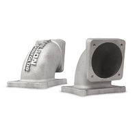 Wilson 90° Cast Aluminium Intake Elbow 4500 Flange Suit 60-90mm Single Throttle Body