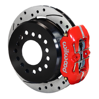 Wilwood KIT REAR DISC/DRUM SMALL For Ford 2.50 OFFSE 1PC 11.00 SRP RED