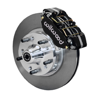 Wilwood Brake Kit Front DP-DB Pro Series Lug 11.00 Rotor Plain Face Black For Buick For Chevrolet For GMC Heidts Olds. For Pontiac Kit