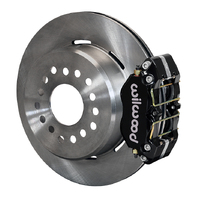 Wilwood Brake Kit Rear DP-DB Parking Lug 12.19 Rotor Plain Face Black Big for Ford Kit